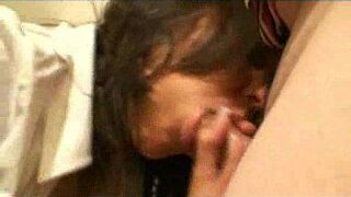 Bathroom blowjob - sex video porn video
